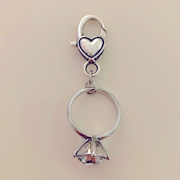 Dynamic Duo Designs Jewelry - Diamond 💎 💍 Ring Purse Charm or Zipper Pull